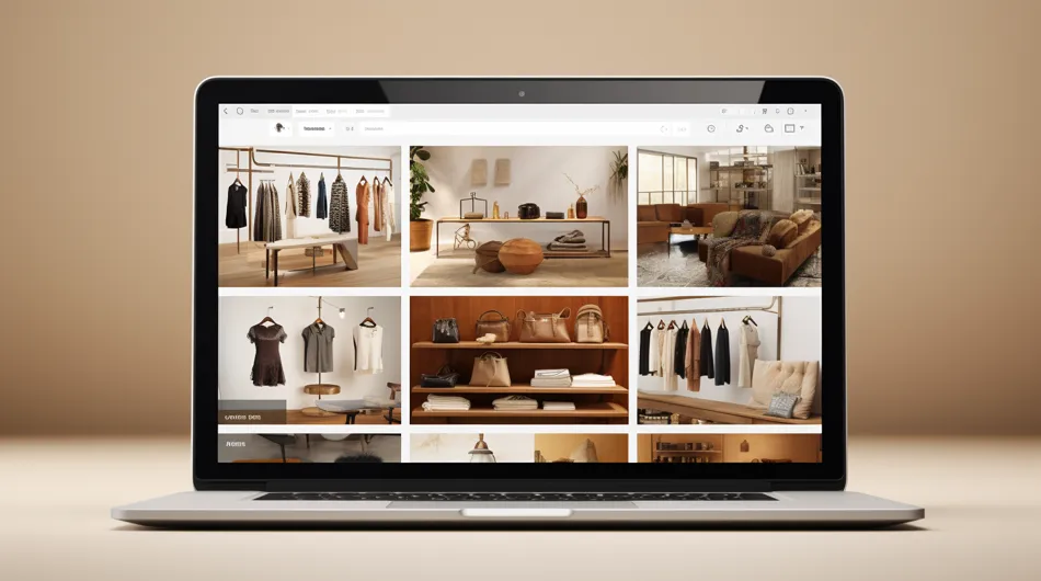 Capture d'écran présentant l'expérience de votre boutique en ligne via votre plateforme web